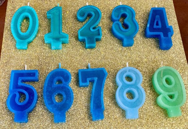 Casa Daisy: velas de números