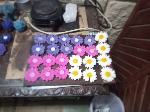 Casa Daisy: velas margarita