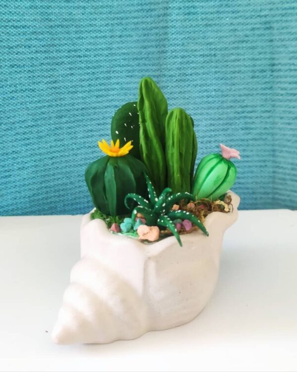 Vela en Maceta de caracol