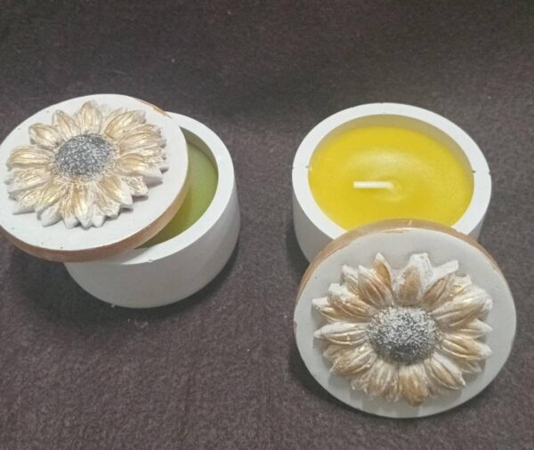 Maceta con tapa de margarita