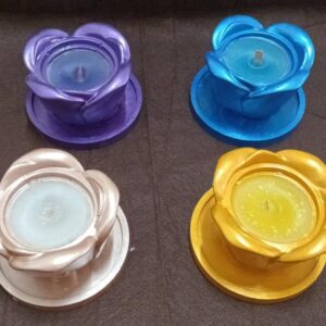 Vela en Maceta con plato