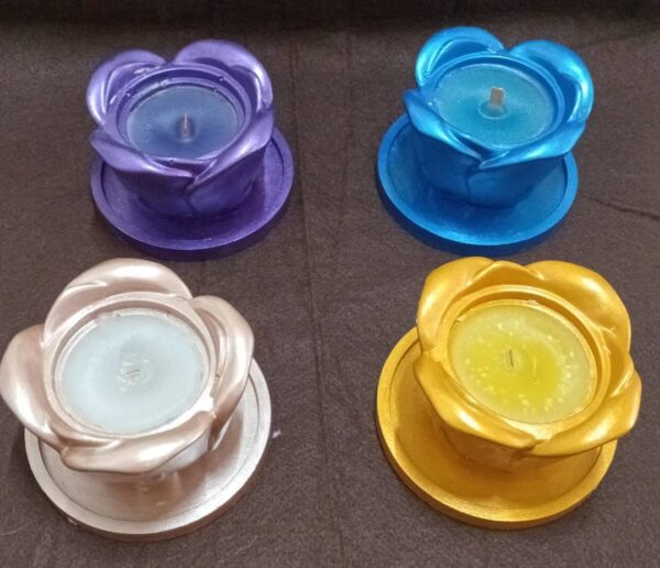 Vela en Maceta con plato