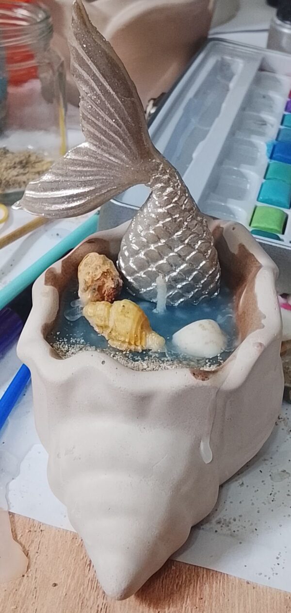 Vela en Maceta de caracol